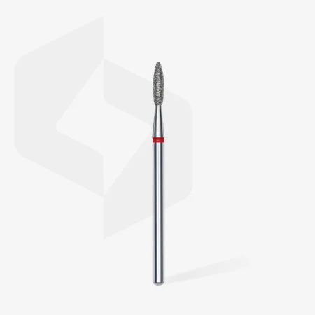 Punta diamantata Fiamma, rosso, diametro 2.1 mm - lunghezza punta 8 mm